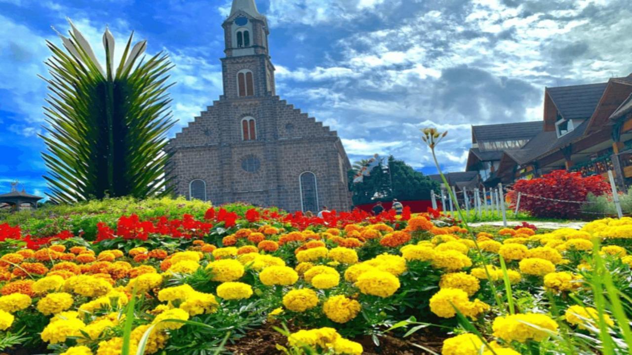 Sossego Em Chale Aconchegante Em Gramado Villa ภายนอก รูปภาพ
